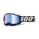 100% Crossglasögon, ACCURI 2 GLASÖGON DEEPMARINE - MIRROR BLUE LENS