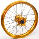 Haan Wheels, Komplett Hjul, 1,40, 19", FRAM, GULD, Suzuki 02-22 RM85, 97-01 RM80