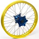 Haan Wheels, Komplett Hjul, 1,85, 16", BAK, GUL BLÅ, Suzuki 02-22 RM85, 97-01 RM80