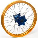 Haan Wheels, Komplett Hjul, 1,60, 21", FRAM, GULD BLÅ, Suzuki 05-22 RM-Z450, 07-22 RM-Z250