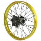 Haan Wheels, Komplett Hjul, 1,60, 21", FRAM, GUL SVART, Suzuki 05-22 RM-Z450, 07-22 RM-Z250