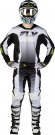 Crosströja Kinetic Fade Vit Svart Gul FLY RACING