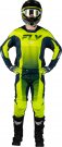Crosströja Kinetic Fade Neongul Blå Vit FLY RACING