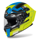 Airoh GP 550 S Challenge blå/gul matt