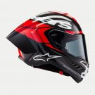 Alpinestars Hjälm Supertech R10 Element Svart/Carb/Fluo Röd/Vit