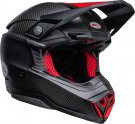 BELL Moto-10 Spherical Helmet - Satin/Gloss Black/Red