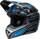 BELL Moto-10 Spherical Helmet - Webb Marmont Gloss North Carolina Blue