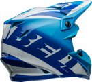 BELL Moto-9S Flex Helmet - Rail Gloss Blue/White