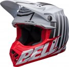 BELL Moto-9s Flex Sprint Helmet - Matte/Gloss White/Red