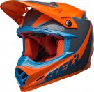 BELL Moto-9s Flex Sprite Helmet - Orange/Grey