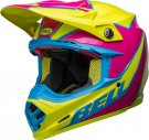 BELL Moto-9s Flex Sprite Helmet - Yellow/Magenta