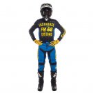 Crossbyxor FASTHOUSE, PANTS GRINDHOUSE, SVART/BLÅ/GUL