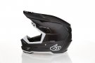 Crosshjälm 6D Helmets ATR-3 Solid Gloss Black White FIM
