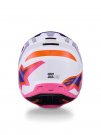 CROSSHJÄLM Alpinestars S-M3 Heat Vit/Lila/Rosa