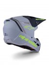 CROSSHJÄLM Alpinestars S-M3 Radium Grå/Svart/Fluo Gul