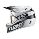 Crosshjälm Leatt Kit Moto 7.5 Vit inkl glasögon