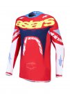 Crosströja Alpinestars Supertech Dyna Röd/Vit/Blå