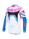 Crosströja Alpinestars Supertech Dyna Vit/Blå/Svart/Lila