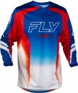 Crosströja Barn F-16 Raze Röd Vit Blå FLY RACING