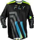 Crosströja Kinetic Volt - Black/Grey/Teal/Yellow