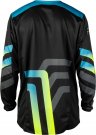 Crosströja Kinetic Volt - Black/Grey/Teal/Yellow