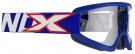 EKS Gox Flat Out Goggle - Blue / Clear Lens