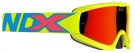 EKS Gox Flat Out Goggle - Flo Yellow / Red Mirror Lens