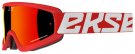 EKS Gox Flat Out Goggle - Red / Red Mirror Lens