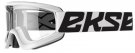 EKS Gox Flat Out Goggle - White / Clear Lens