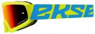 EKS X-Grom Youth Goggle - Flo Yellow / Red Mirror Lens