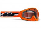 FMF POWERBOMB Enduro Goggle Rocket Orange - Klar Lins