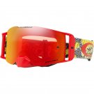 Crossglasögon Oakley Goggles Front Line MX Dazzle Dyno Red Yellow w/ Dual Prizm Torch