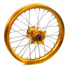 Haan Wheels, Komplett Hjul, 2,15, 19", BAK, GULD, DUCATI 26-27 DESMO450 MX