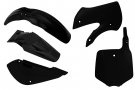 Rtech, Plastkit, SVART, Kawasaki 01-26 KX65
