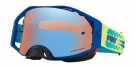 Oakley Goggles Airbrake MX Silver/Blue Colorshift Prizm MX Sapphire