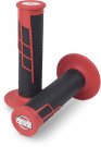 Gummihandtag Pro Taper ClampOn 1/2 Waffle Red/Black