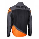 SHOT, JACKA SOFTSHELL LITE, VUXEN, GRÅ NEON ORANGE