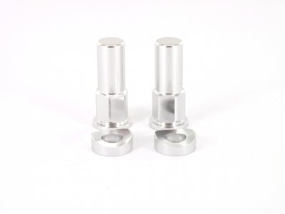 Holeshot, Däcklås mutter + spec bricka, SILVER