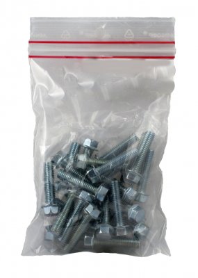 Holeshot, Skruvpåse, M6 x 25mm  25pack