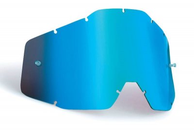 100% & FMF Replacement Lins Anti-Fog Blå Spegel/Blå