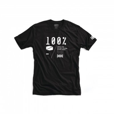 100%, PORTIA TEE-SHIRT,  SVART