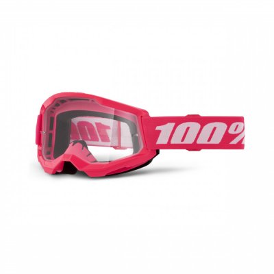 100%, STRATA 2 GLASÖGON PINK - CLEAR LENS