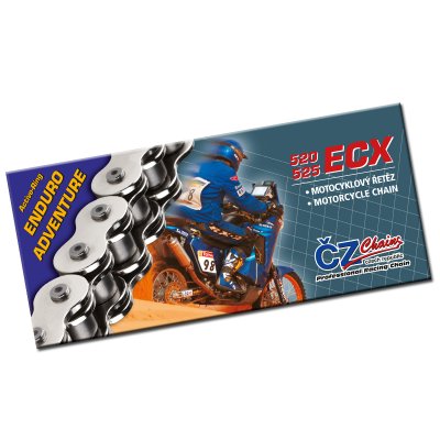CZ Chains, Kedja, 120 Länkar, X-Ring, ECX, ADVENTURE, 525