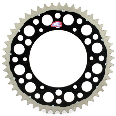 Renthal, Bakdrev, 520, 50, SVART, Suzuki 10-18 RMX450Z, 05-25 RM-Z450, 01-07 DR-Z250, 76-10 RM250, 89-98 RMX250, 07-25 RM-Z250, 