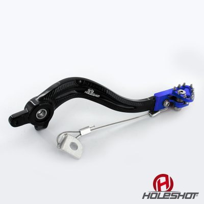 Holeshot, Bromspedal Flex Tip, SVART BLÅ, Husqvarna 16 FC 450, 16 FC 250, 16 FC 350, 16 TC 125, 17 TX 125