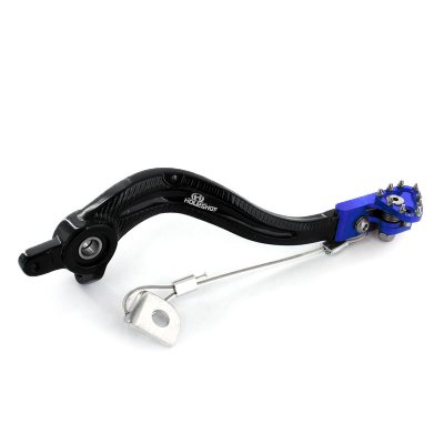 Holeshot, Bromspedal Flex Tip, SVART BLÅ, Yamaha 00-26 YZ250, 00-26 YZ125