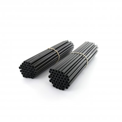 Holeshot, Ekerskinn Svart, Kit 38st + 38st, fram & bak, anpassningsbar längd