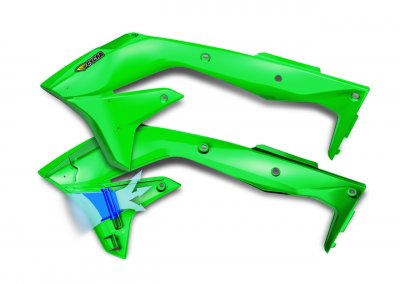 Cycra, Kylarvingar Intake Powerflow, GRÖN, Kawasaki 16-18 KX450F