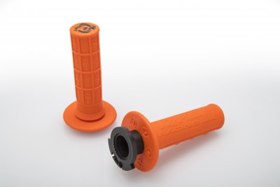 Torc1, Defy Lock-On Grip, Soft Diamond/Waffle, 2-takt, ORANGE