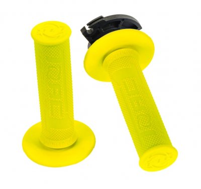 Torc1, DEFY MX Lock-On Diamond Grips, 2 och 4-takt, GUL